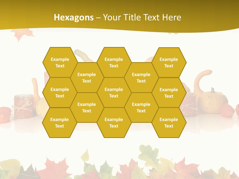 Green Foliage Isolated PowerPoint Template