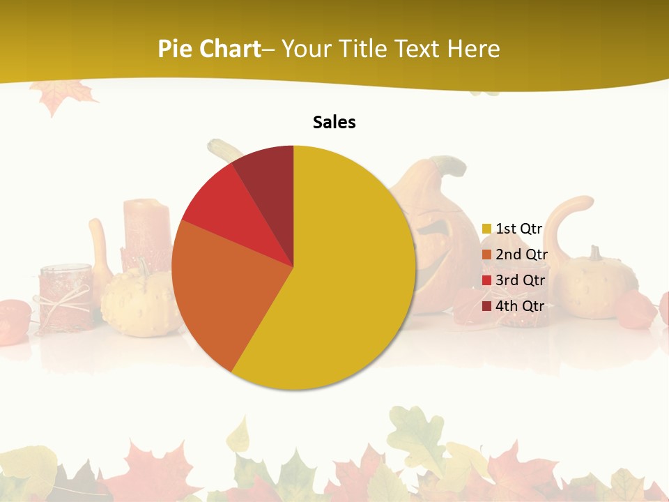 Green Foliage Isolated PowerPoint Template
