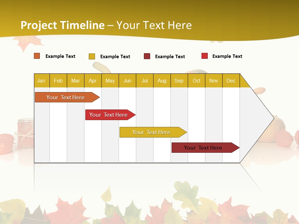 Green Foliage Isolated PowerPoint Template