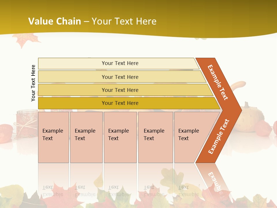 Green Foliage Isolated PowerPoint Template