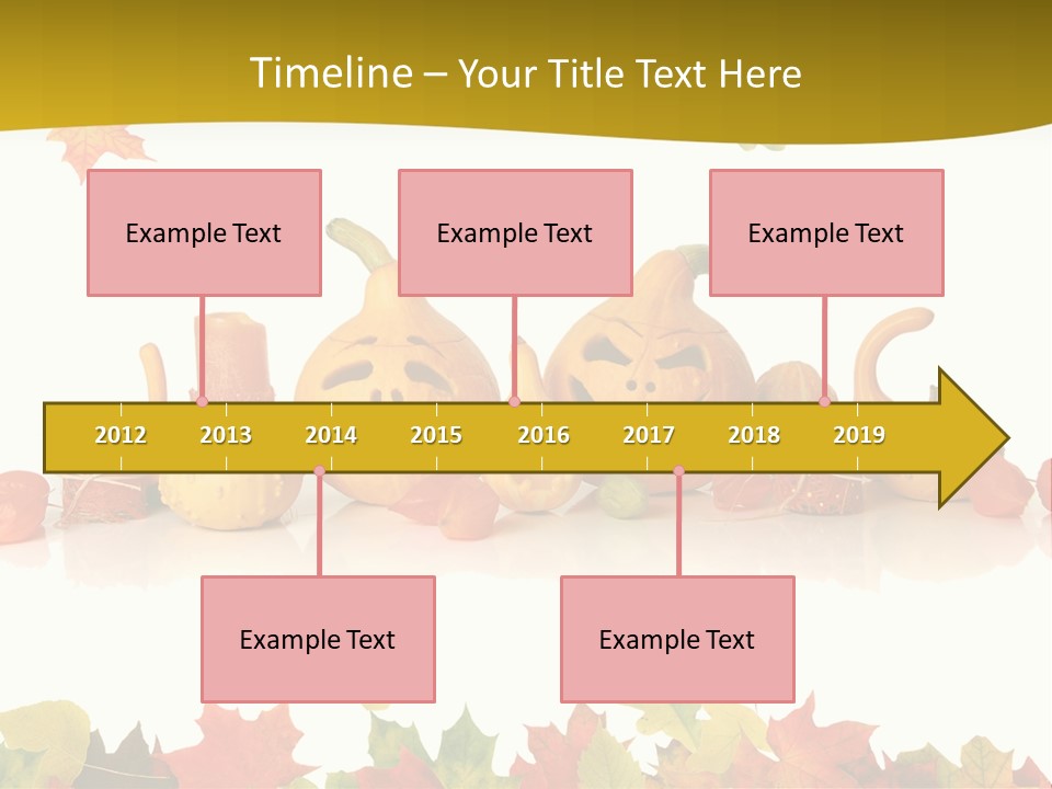Green Foliage Isolated PowerPoint Template