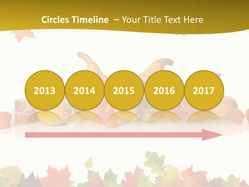 Green Foliage Isolated PowerPoint Template