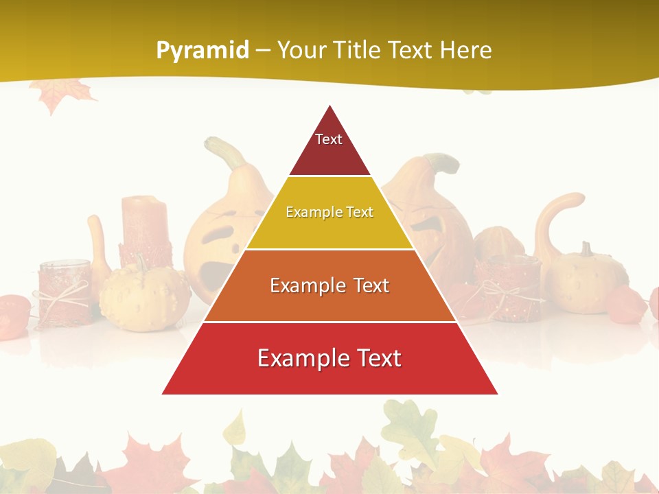 Green Foliage Isolated PowerPoint Template