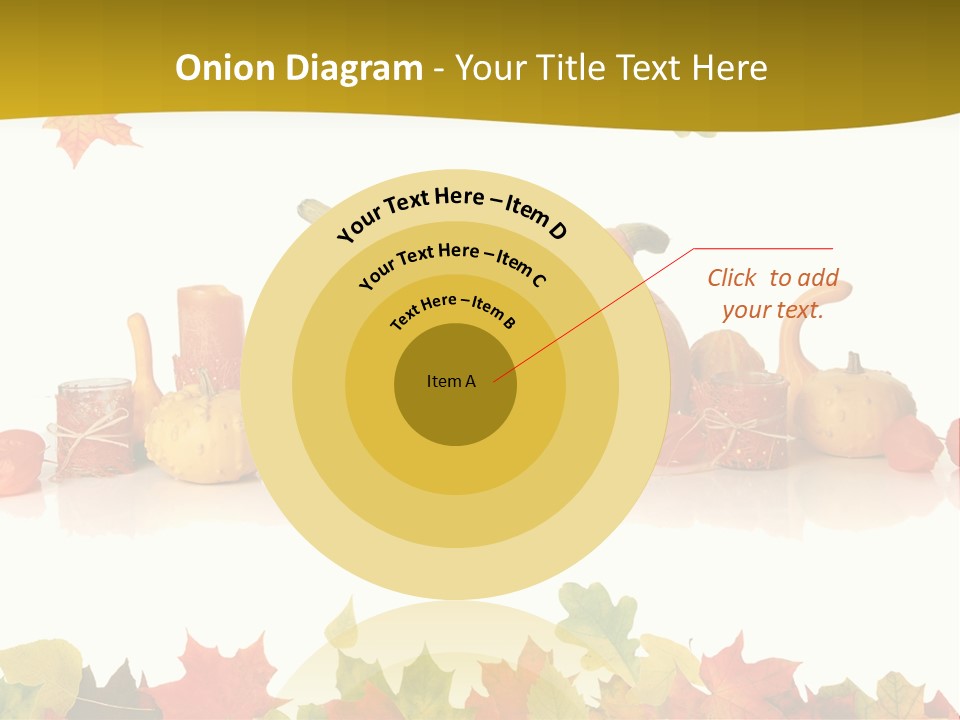 Green Foliage Isolated PowerPoint Template