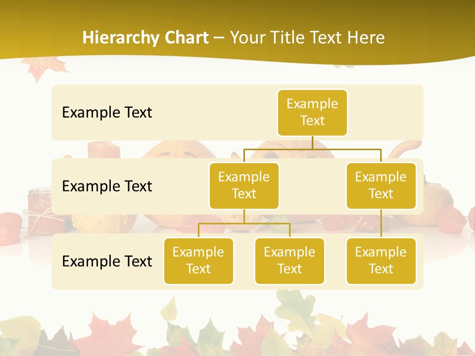 Green Foliage Isolated PowerPoint Template