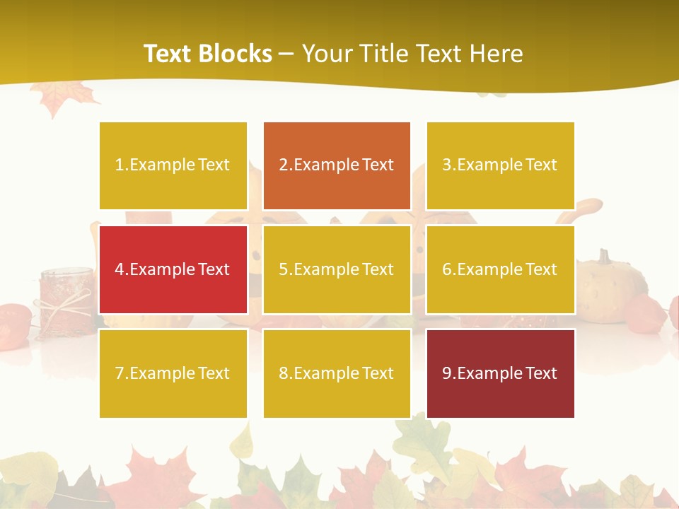 Green Foliage Isolated PowerPoint Template