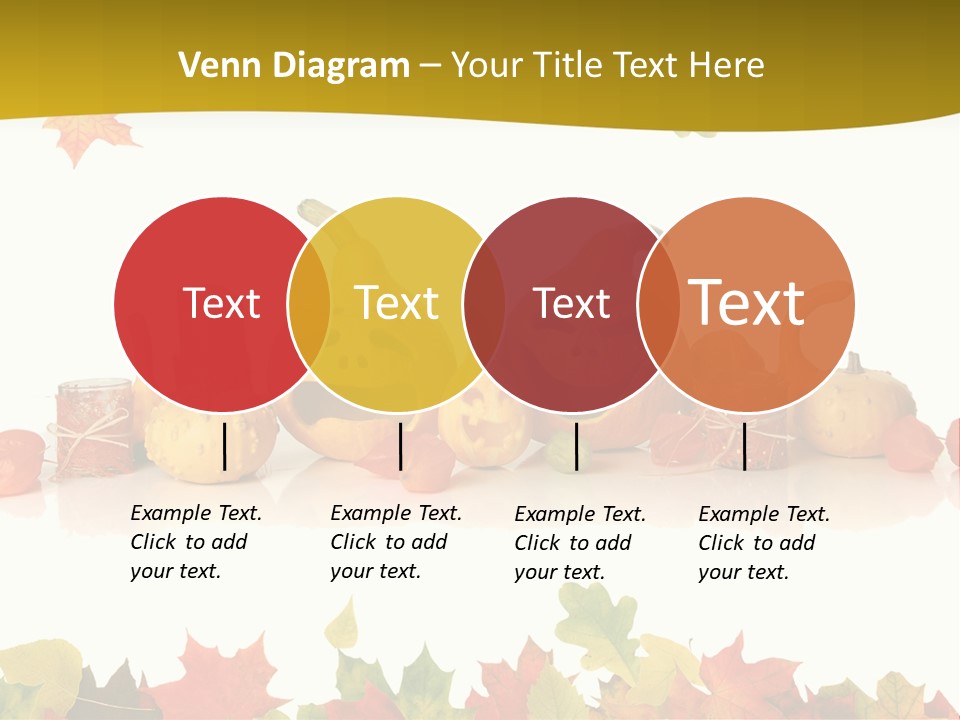 Green Foliage Isolated PowerPoint Template