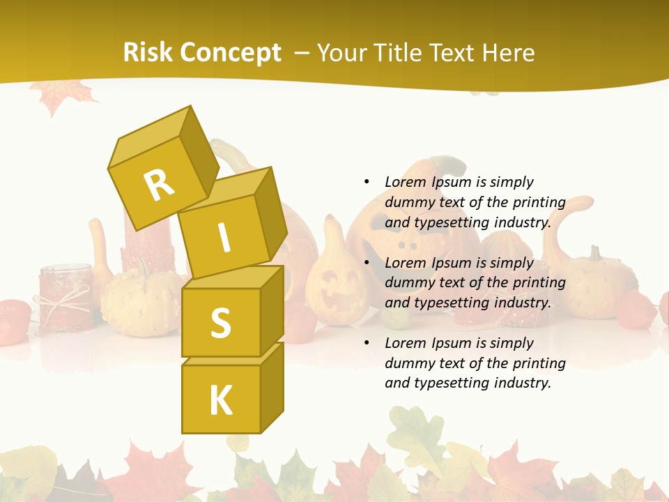 Green Foliage Isolated PowerPoint Template