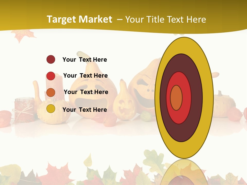 Green Foliage Isolated PowerPoint Template