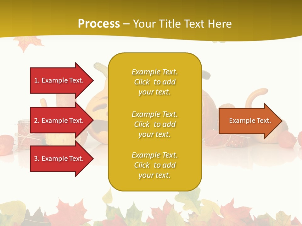 Green Foliage Isolated PowerPoint Template