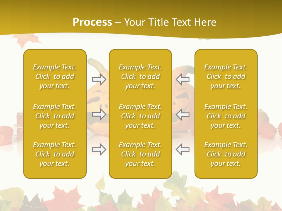 Green Foliage Isolated PowerPoint Template