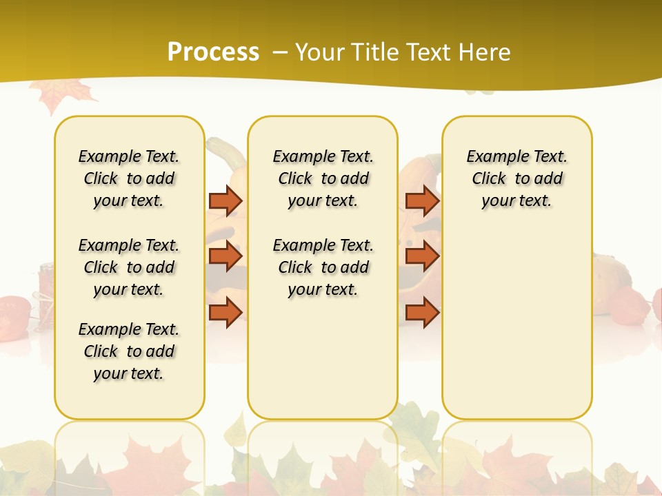 Green Foliage Isolated PowerPoint Template