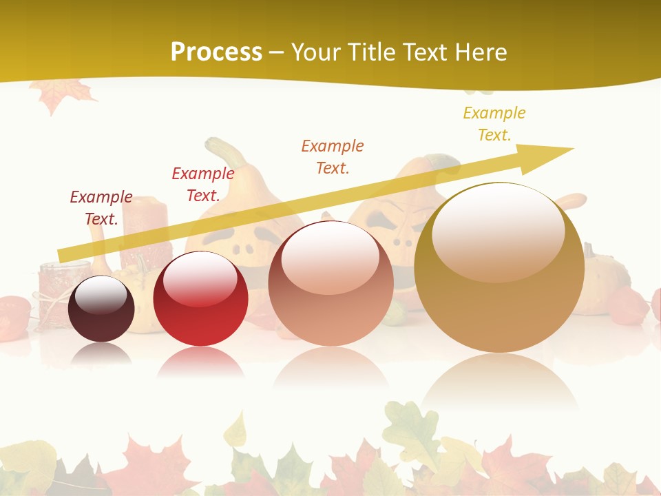 Green Foliage Isolated PowerPoint Template