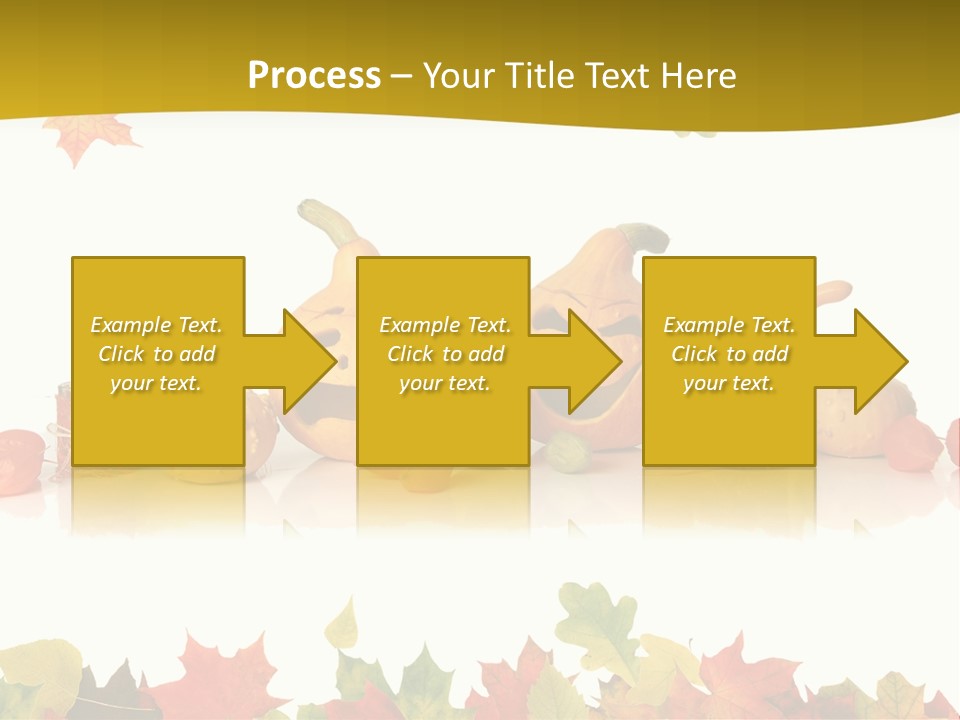 Green Foliage Isolated PowerPoint Template