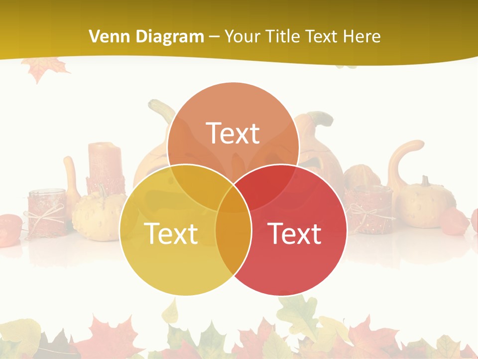 Green Foliage Isolated PowerPoint Template