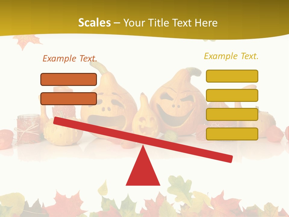 Green Foliage Isolated PowerPoint Template