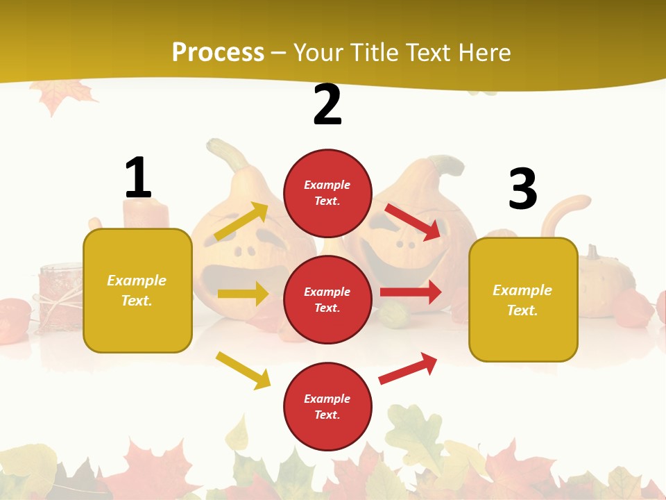 Green Foliage Isolated PowerPoint Template