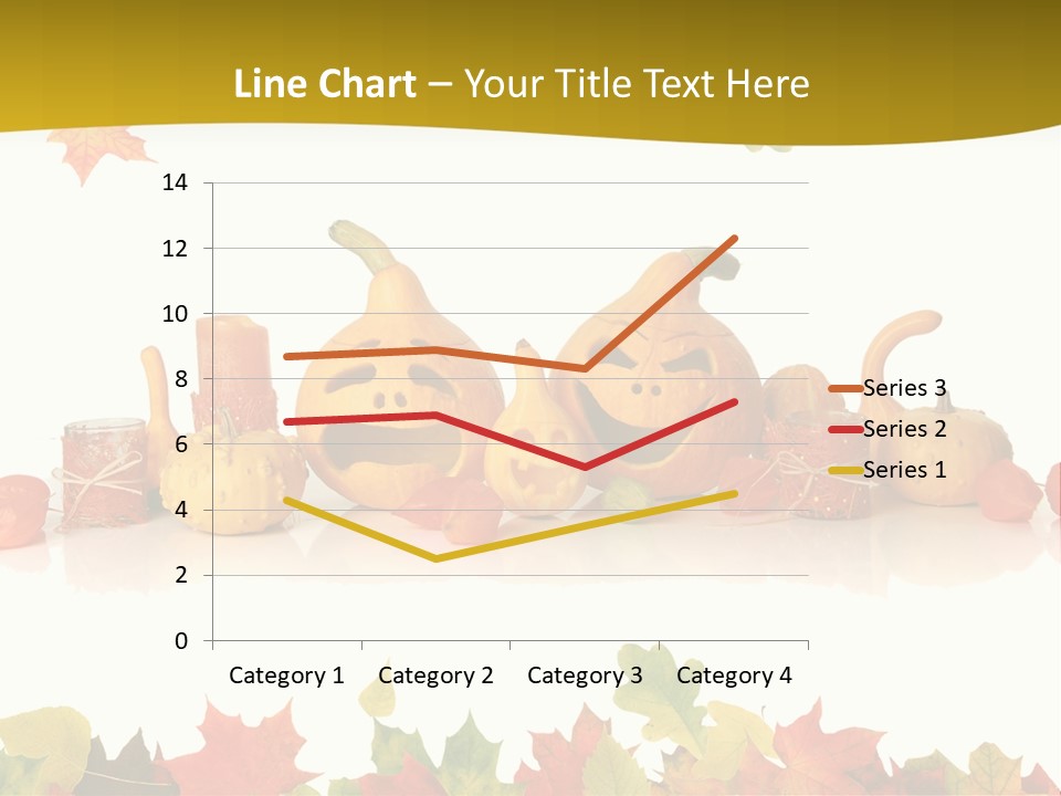 Green Foliage Isolated PowerPoint Template