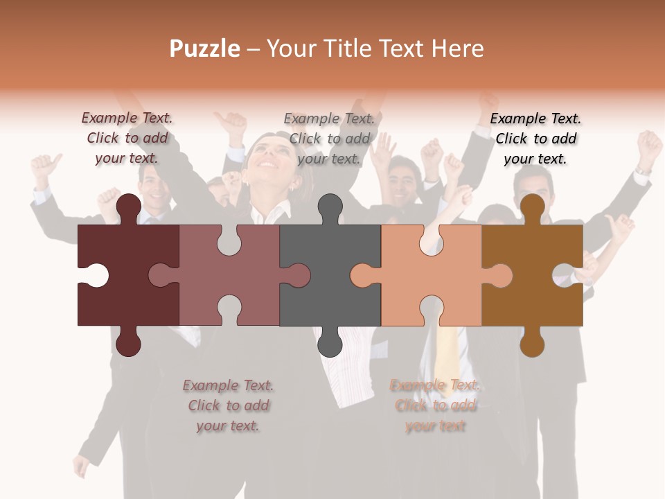 Person Workers Group PowerPoint Template