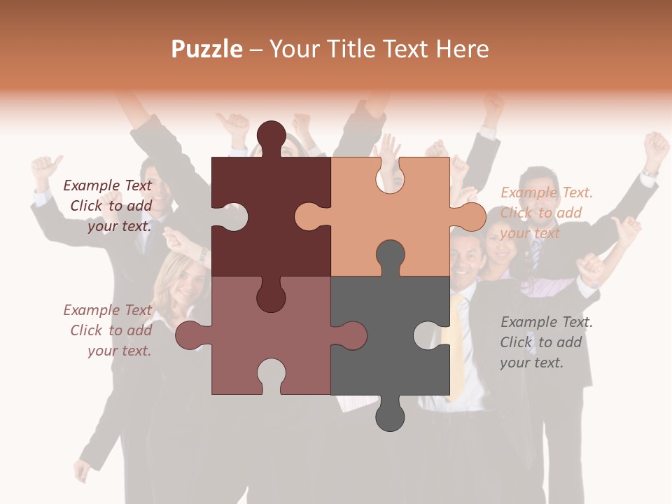 Person Workers Group PowerPoint Template