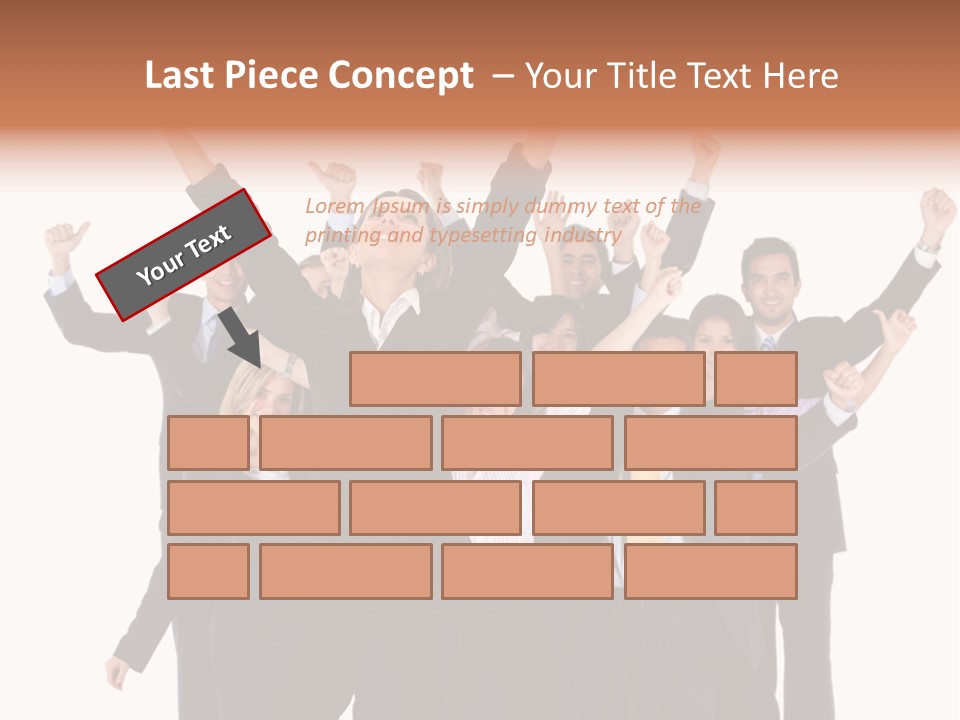 Person Workers Group PowerPoint Template