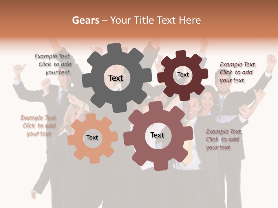 Person Workers Group PowerPoint Template