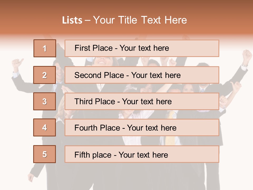 Person Workers Group PowerPoint Template