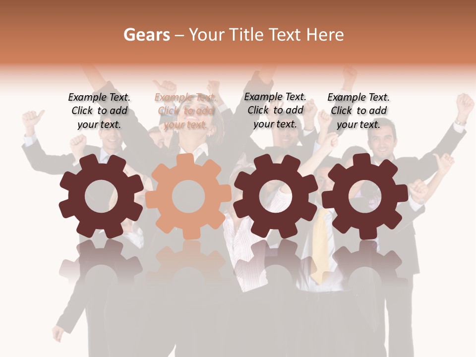 Person Workers Group PowerPoint Template