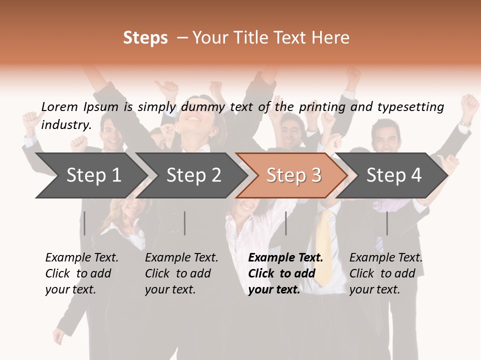Person Workers Group PowerPoint Template