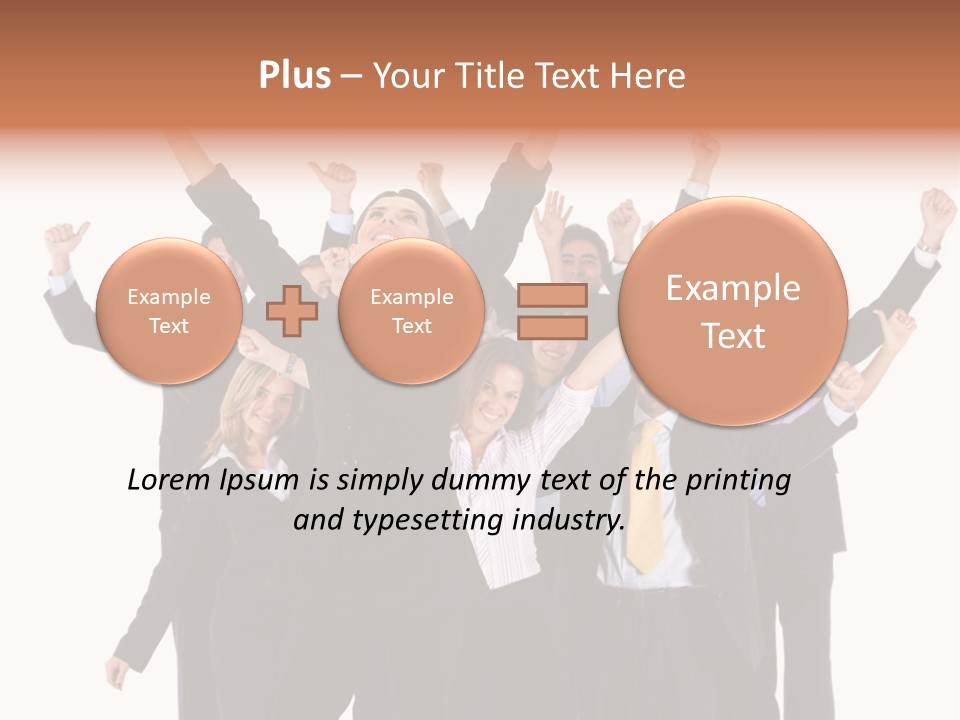 Person Workers Group PowerPoint Template