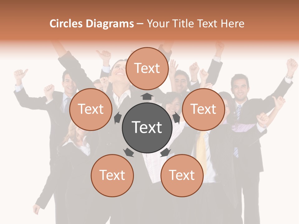 Person Workers Group PowerPoint Template