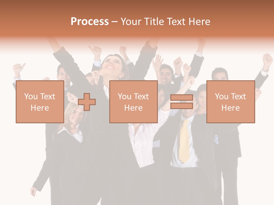Person Workers Group PowerPoint Template