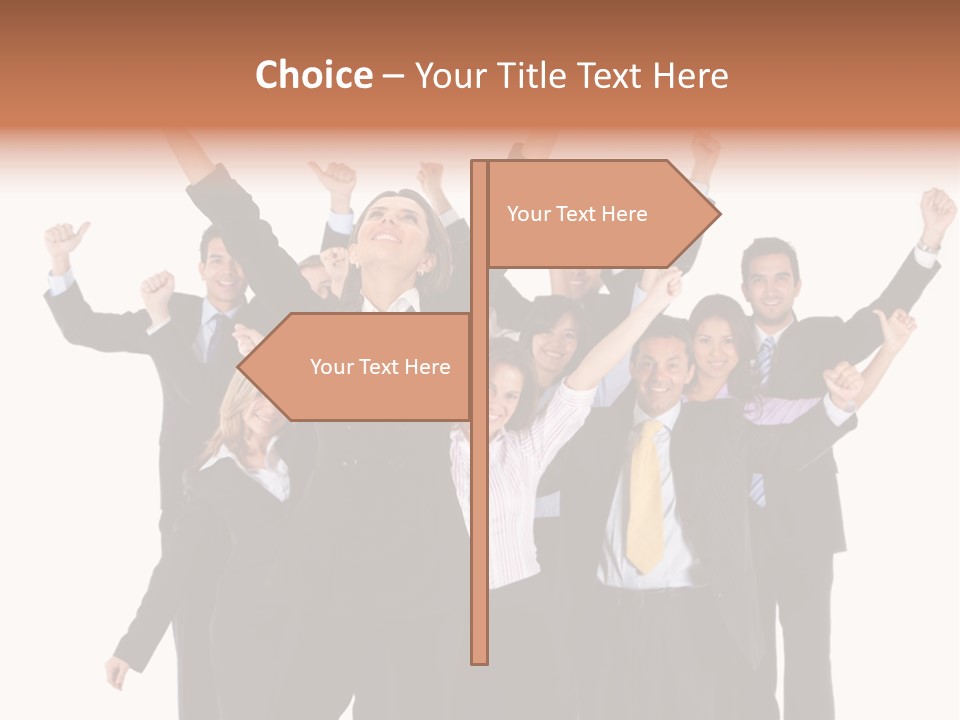 Person Workers Group PowerPoint Template