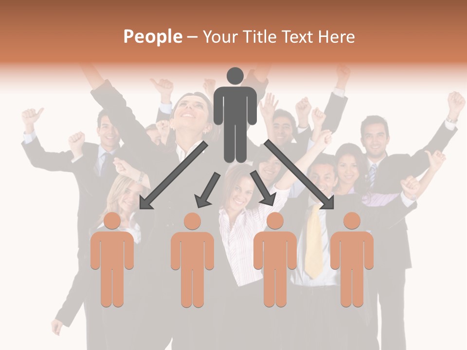 Person Workers Group PowerPoint Template