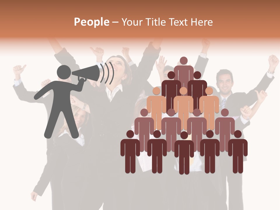 Person Workers Group PowerPoint Template