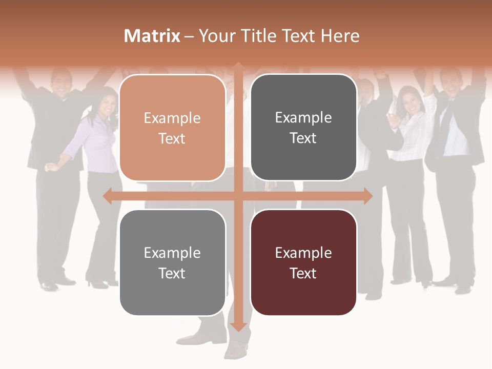 Latin Business Happy PowerPoint Template