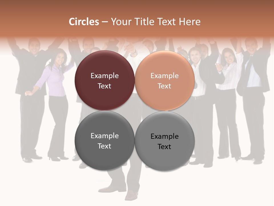 Latin Business Happy PowerPoint Template