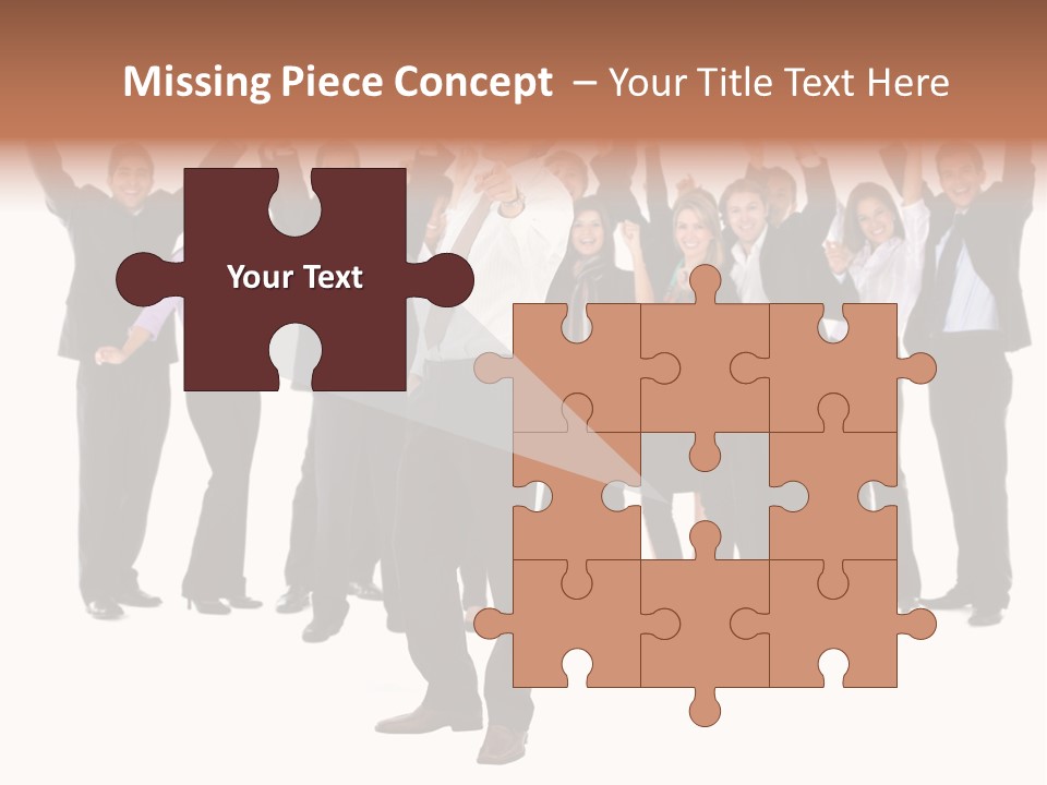 Latin Business Happy PowerPoint Template