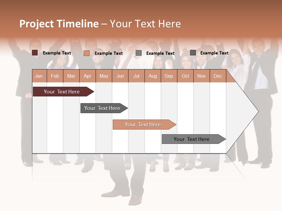 Latin Business Happy PowerPoint Template