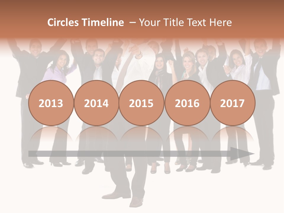 Latin Business Happy PowerPoint Template