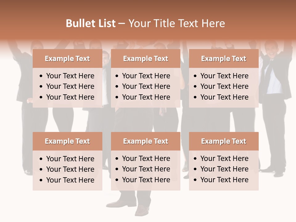 Latin Business Happy PowerPoint Template