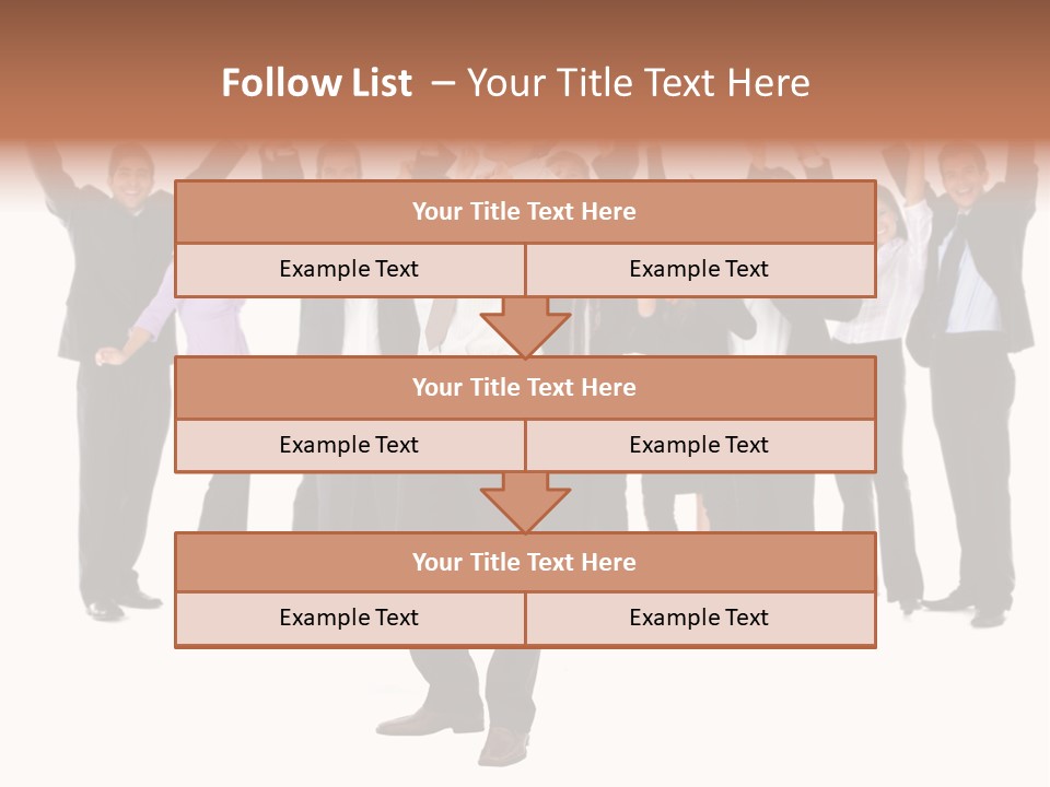 Latin Business Happy PowerPoint Template