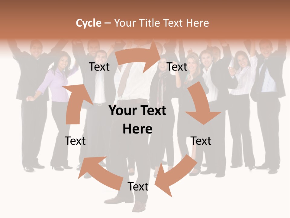 Latin Business Happy PowerPoint Template