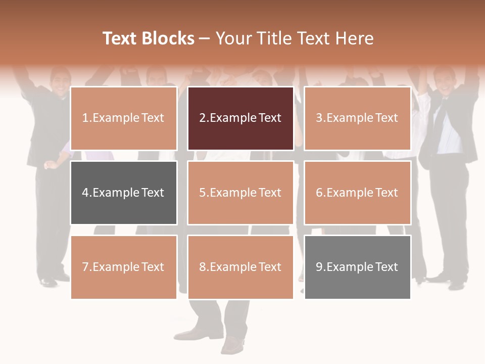 Latin Business Happy PowerPoint Template