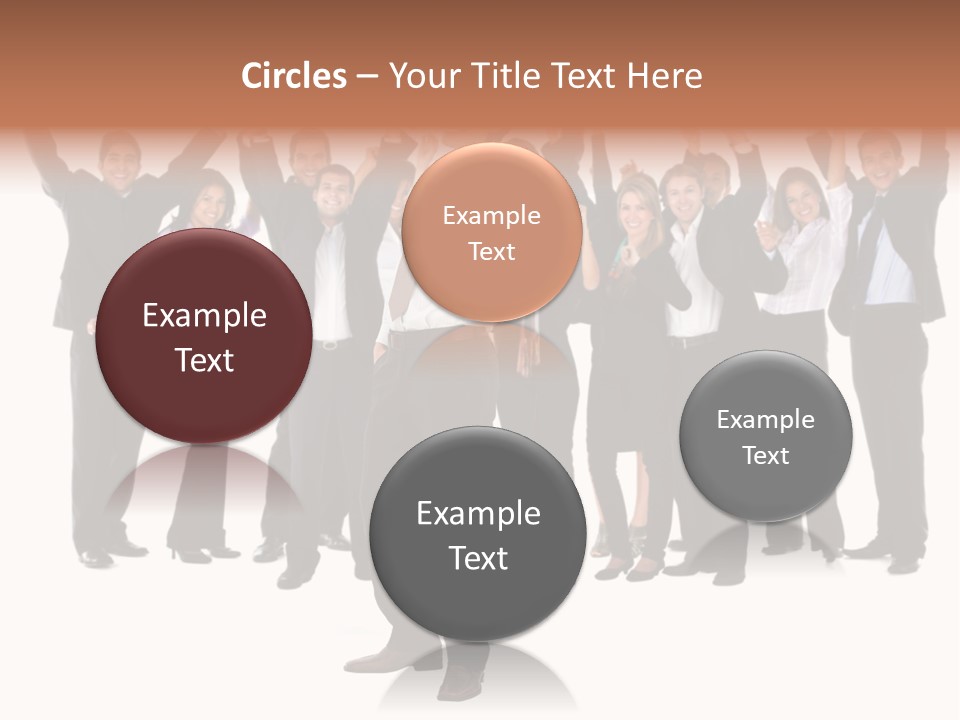 Latin Business Happy PowerPoint Template