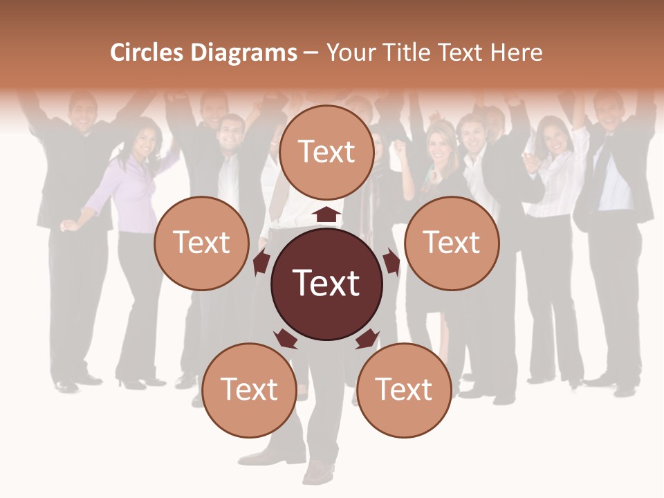 Latin Business Happy PowerPoint Template