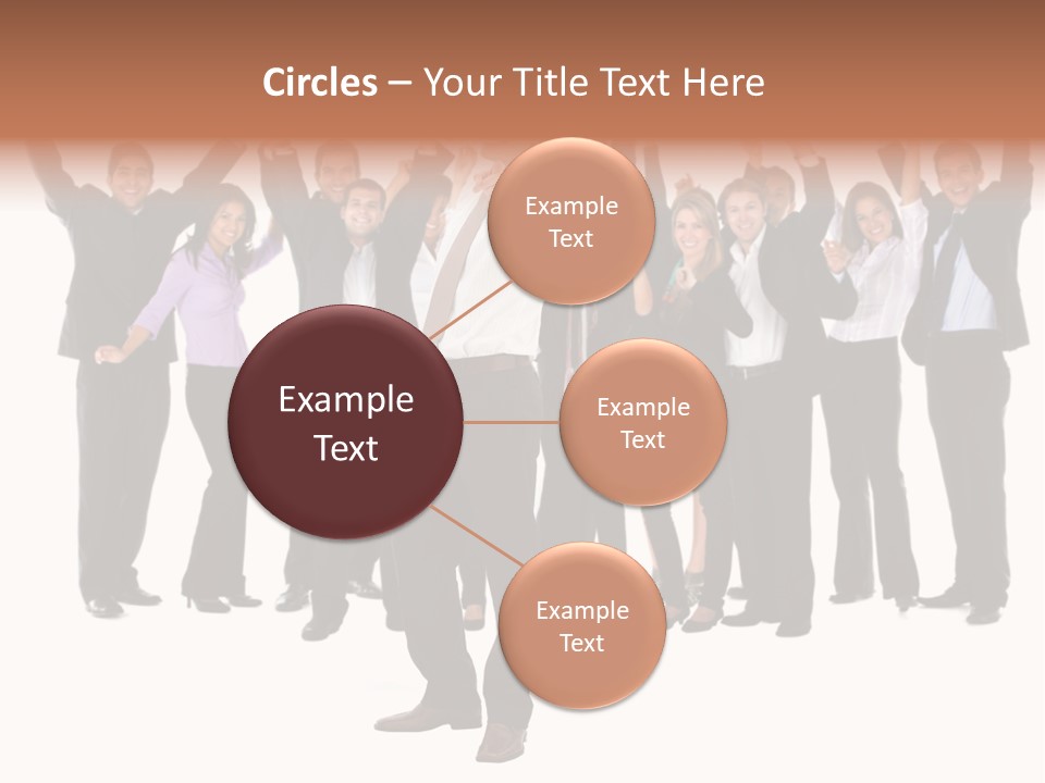 Latin Business Happy PowerPoint Template