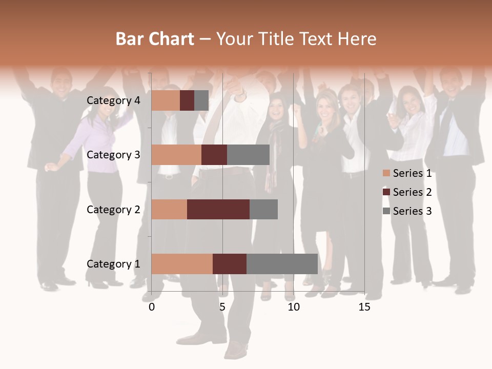 Latin Business Happy PowerPoint Template