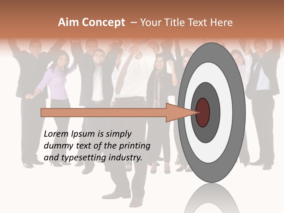 Latin Business Happy PowerPoint Template