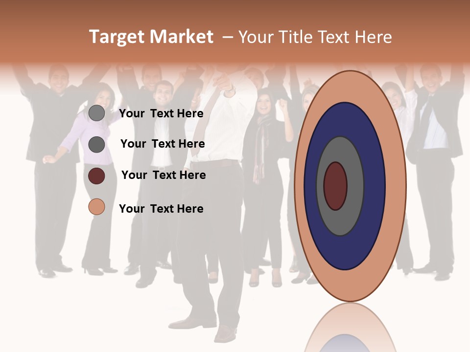 Latin Business Happy PowerPoint Template